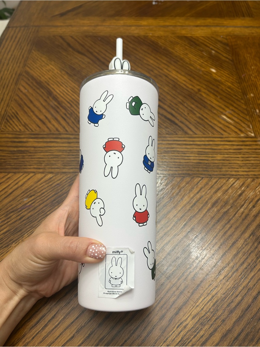 NWT Limited Miffy Stainless Tumbler with signature straw